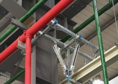 宁安该抗震支架的整体式支吊架结构协调性好